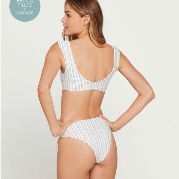 L *SPACE BELLA TILLEY BIKINI BOTTOM NWT LARGE - Picture 2 of 8